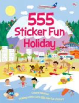 Paperback 555 Sticker Fun Holiday Book