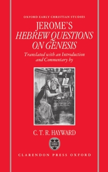 Hardcover Saint Jerome's Hebrew Questions on Genesis Book