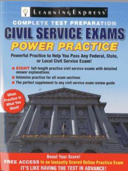 Paperback Civil Service Exams: Power Practice Book