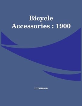 Paperback Bicycle Accessories: 1900 Book