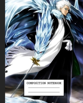 Paperback Notebook: Anime Bleach Soft Glossy Cover Graph Paper Pages Book 7.5 x 9.25 Inches 110 Pages Book