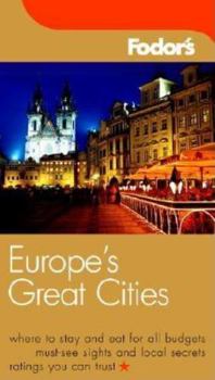 Paperback Fodor's Europe's Great Cities, 5th Edition Book