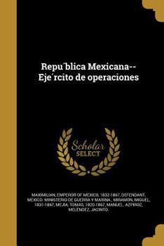 Paperback República Mexicana--Ejército de operaciones [Spanish] Book