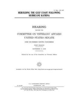 Paperback Rebuilding the Gulf Coast following Hurricane Katrina Book