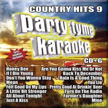 Music - CD Party Tyme Karaoke - Country Hits 9 (16-song CD+G) Book