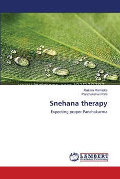 Paperback Snehana therapy Book