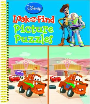 Spiral-bound Disney Pixar Look and Find Picture Puzzles Book