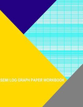 Paperback Semi Log Graph Paper Workbook: 12 Divisions By 4 Cycle Book