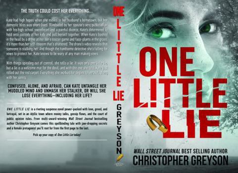 Paperback One Little Lie: A Thrilling Suspense Novel Book