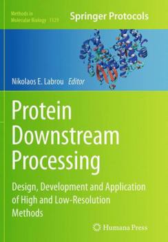 Protein Downstream Processing: Design, Development and Application of High and Low-Resolution Methods