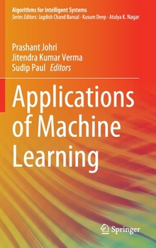 Hardcover Applications of Machine Learning Book