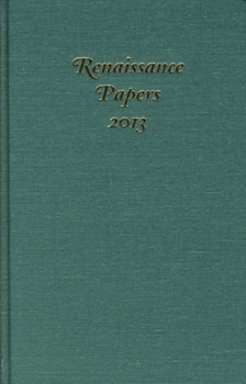 Hardcover Renaissance Papers 2013 Book