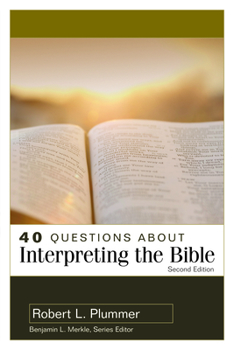 Paperback 40 Questions about Interpreting the Bible Book