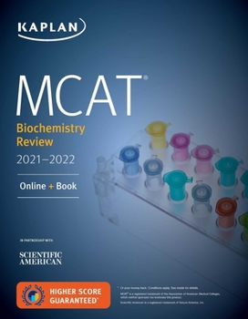 Paperback MCAT Biochemistry Review 2021-2022: Online + Book