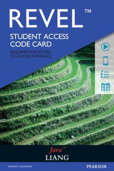 Printed Access Code Revel for Liang Java -- Access Card Book