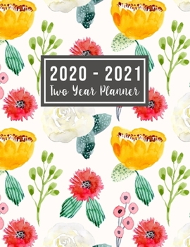 Paperback 2020-2021 Two Year Planner: 2020-2021 see it bigger planner - 24-Month Planner & Calendar. Size: 8.5" x 11" ( Jan 2020 - Dec 2021). Two Year Perso Book