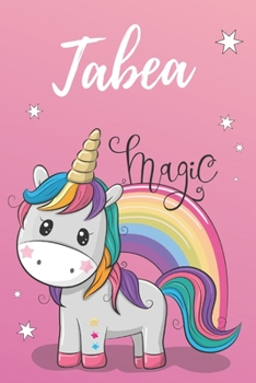 Notizbuch Einhorn Tabea: individuelles personalisiertes Notizbuch blanko ... Weihnachts & Geburtstags Geschenk f�r Frauen.