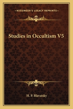 Paperback Studies in Occultism V5 Book