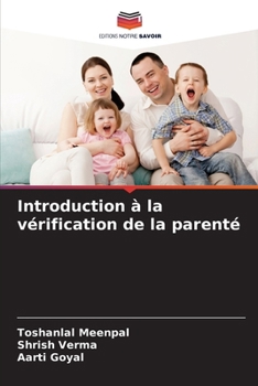 Paperback Introduction à la vérification de la parenté [French] Book