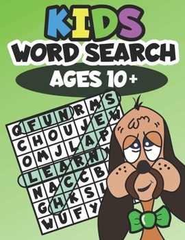 Paperback Kids Word Search Ages 10+: Learning made fun [Large Print] Book