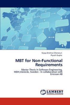 Paperback Mbt for Non-Functional Requirements Book