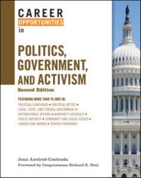 Hardcover Career Opportunities in Politics, Government, and Activism Book