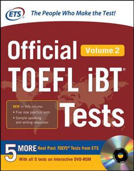 Paperback Official TOEFL Ibt(r) Tests Volume 2 Book