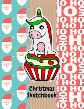 Unicorn Sketchbook For Girls Christmas Gift: Sketch Book Blank For Beginners or Learning to Draw Sketch Books For Kids 110 Pages of 8.5"x11" Gift for Girls (Unicorn Cover)