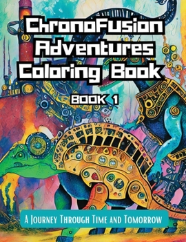 Paperback ChronoFusion Adventures Coloring Book (Book One): A Journey Through Time and Tomorrow Book