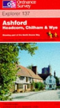 Map ASHFORD HEADCORN CHILHAM (Explorer Maps) Book