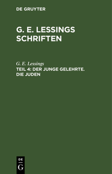 Hardcover Der Junge Gelehrte. Die Juden [German] Book