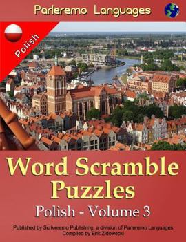Paperback Parleremo Languages Word Scramble Puzzles Polish - Volume 3 [Polish] Book