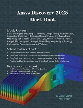 Paperback Ansys Discovery 2025 Black Book