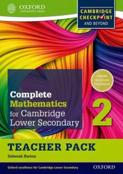 Hardcover Complete Mathematics for Cambridge Secondary 1 Teacher Pack 2: For Cambridge Checkpoint and Beyond Book