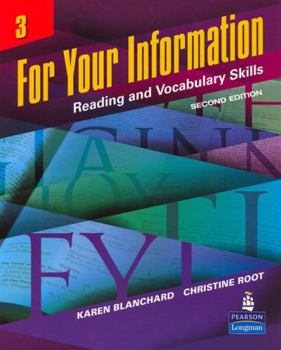 Paperback For Your Information 3: Reading and Vocabulary Skills Book
