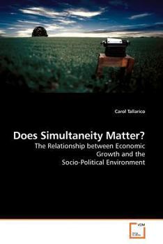 Paperback Does Simultaneity Matter? Book