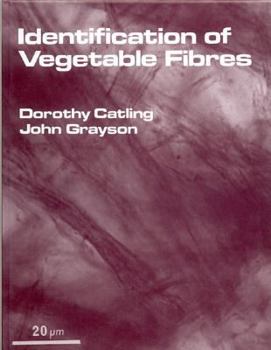 Hardcover Identification of Vegetable Fibres Book