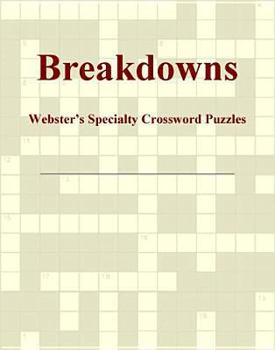 Hardcover Breakdowns - Webster's Specialty Crossword Puzzles Book