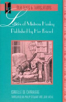 Paperback Letters of Mistress Henley Published by Her Friend Book