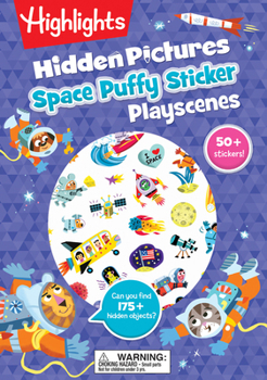 Paperback Space Hidden Pictures Puffy Sticker Playscenes Book
