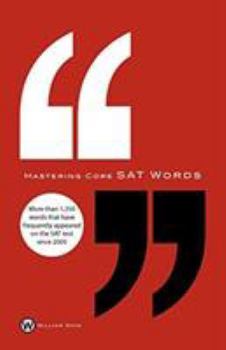 Paperback Mastering Core SAT Words Book