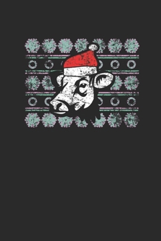 Ugly Christmas Cow: Graph Paper Notebook (6" x 9" - 120 pages) ~ Christmas Themed Notebook for Daily Journal, Diary, and Gift