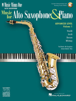 Paperback Advanced Alto Sax Solos - Volume 1: Music Minus One Alto Saxophone Book