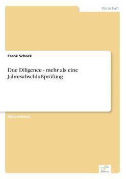 Paperback Due Diligence - mehr als eine Jahresabschlußprüfung [German] Book