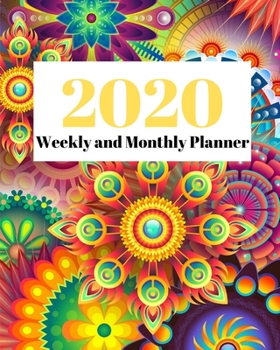 2020 Weekly and Monthly Planner: 30 Dec , 2019 to Dec 31 , 2020 Weekly & Monthly View Planner + Calendar Scheldule + Floral ....December 2020