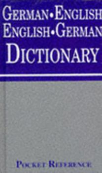 Hardcover Pocket Reference German-English English-German Dictionary (Pocket Reference Series) [German] Book