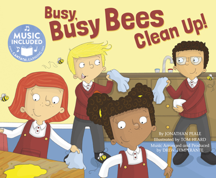 Paperback Busy, Busy Bees Clean Up! Book