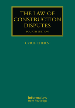 Paperback The Law of Construction Disputes Book