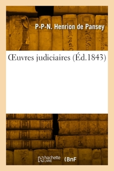 Paperback Oeuvres Judiciaires [French] Book