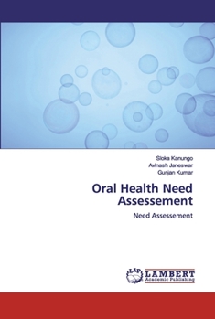 Paperback Oral Health Need Assessement Book